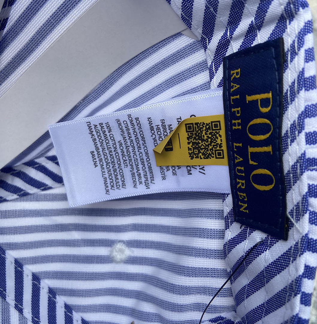 Polo Ralph Lauren Seersucker Ball Cap · 1EE1 — תמונה 9