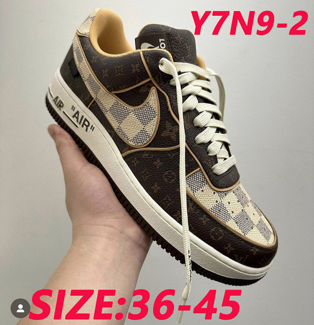 Louis Vuitton x Nike Air Force 1 Low · Y7N9 — תמונה 18