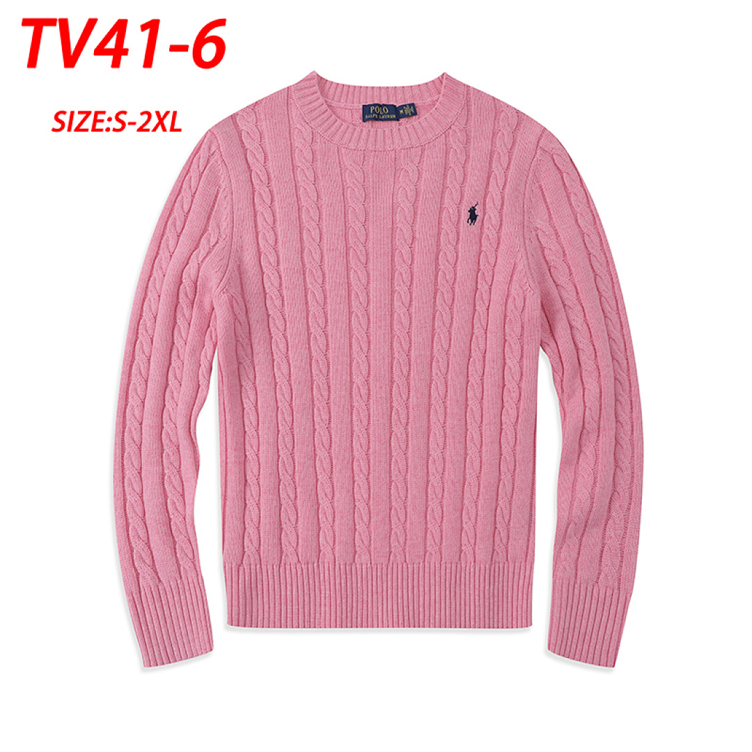 Ralph Lauren Cable-Knit Cotton Crewneck Sweater · TV41 — תמונה 4