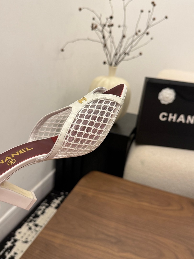 Chanel Mesh Mules · YYY3 — תמונה 8