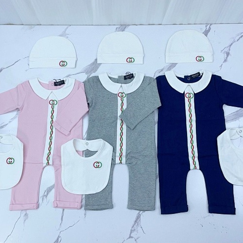 Gucci Baby cotton one-piece with Web · G5B7