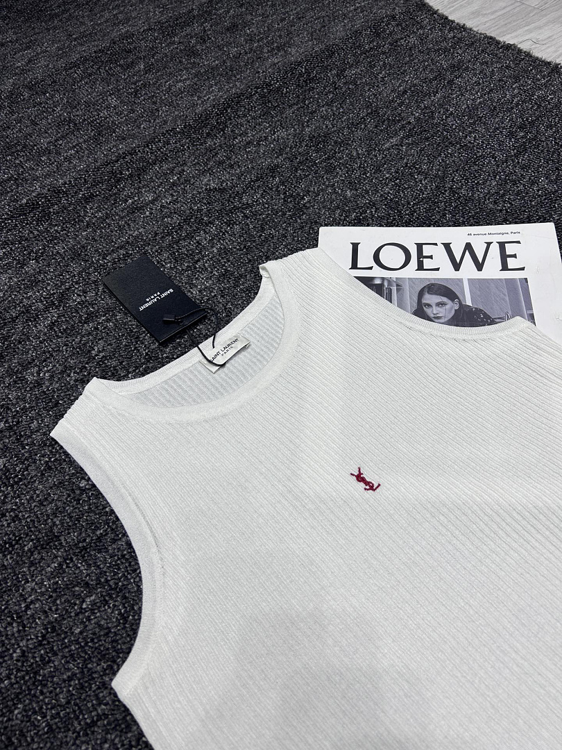 Saint Laurent Cassandre Tank Top · Y03Y — תמונה 9