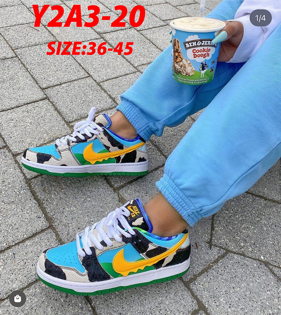 Nike SB Dunk Low Ben & · Y2A3 — תמונה 10