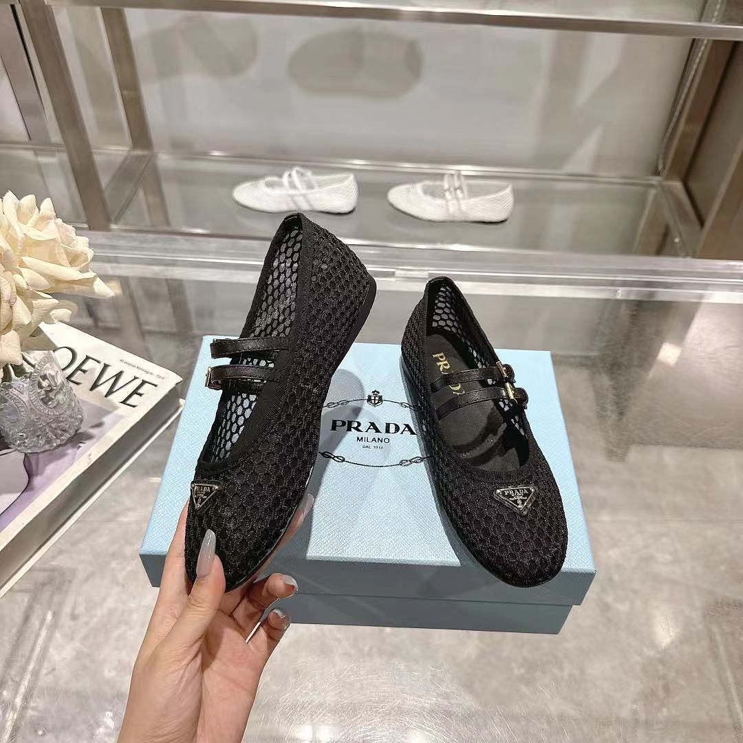 Prada Mary Jane Mesh Ballerina · PA36 — תמונה 11