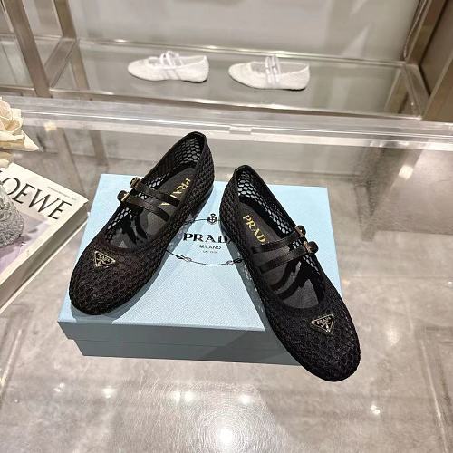 Prada Mary Jane Mesh Ballerina · PA36
