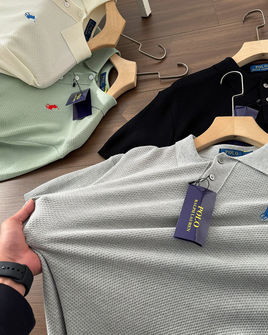 Ralph Lauren Cotton Short-Sleeve Polo Sweater · XJ32 — תמונה 10