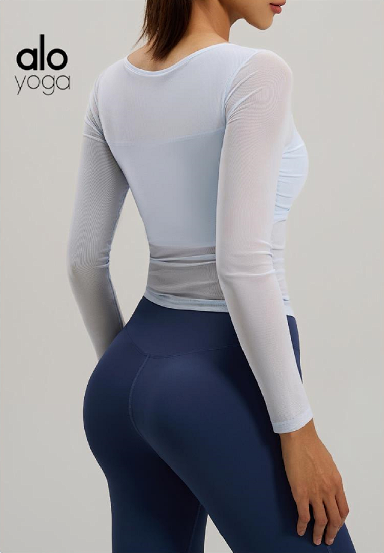 Alo Yoga — חולצת ספורט · 46FZ — תמונה 8