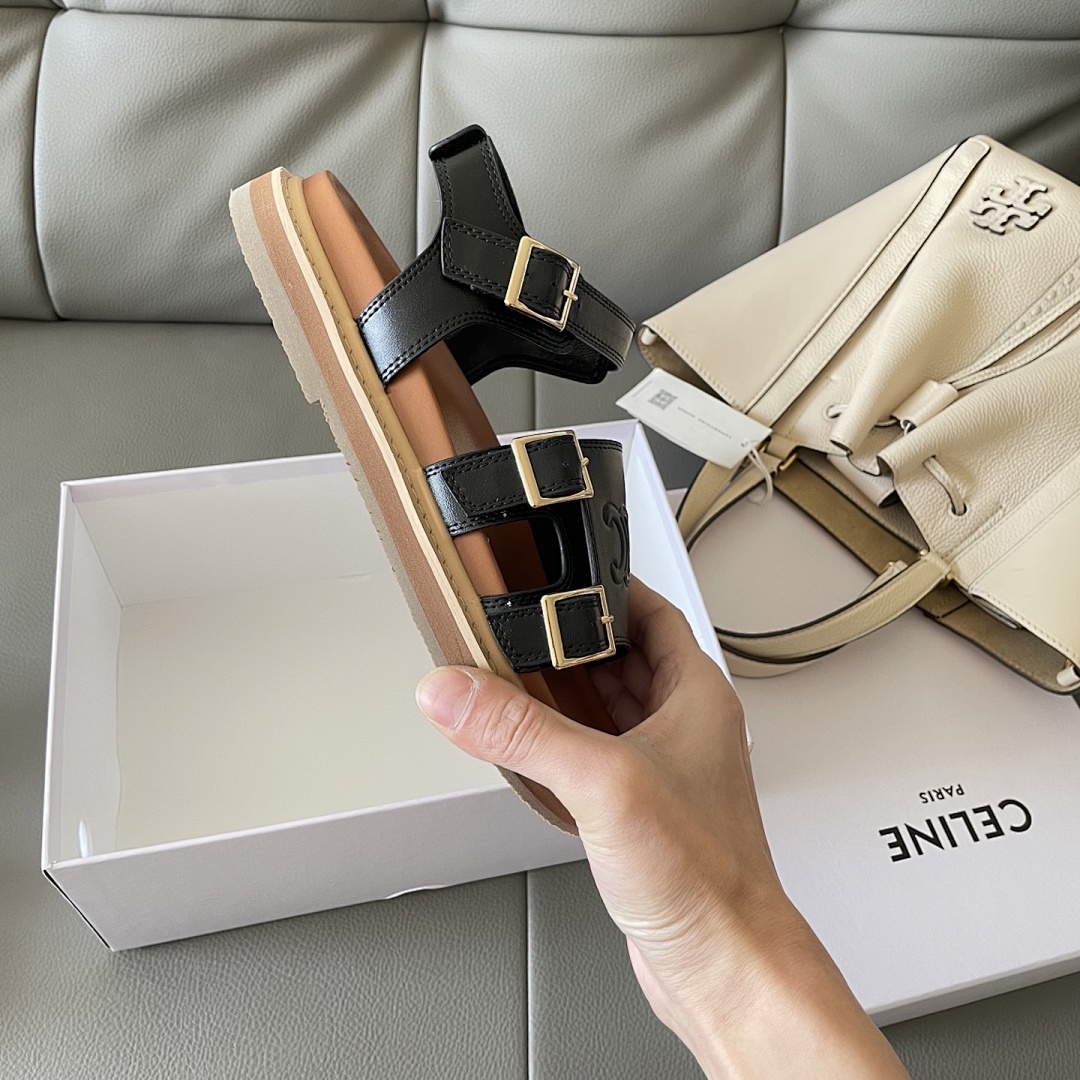 CELINE Maud Sandal Triomphe · Y166C — תמונה 12