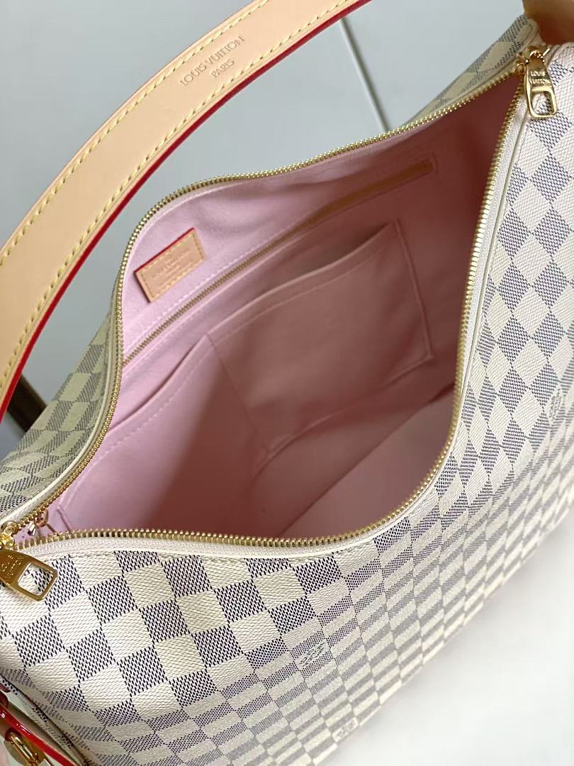 Louis Vuitton Slouchy MM Damier Azur · TT28 — תמונה 5
