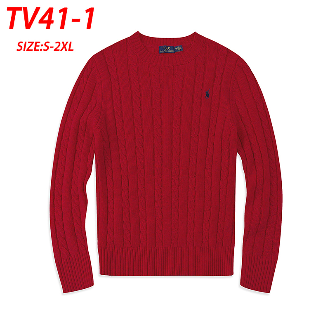 Ralph Lauren Cable-Knit Cotton Crewneck Sweater · TV41 — תמונה 9