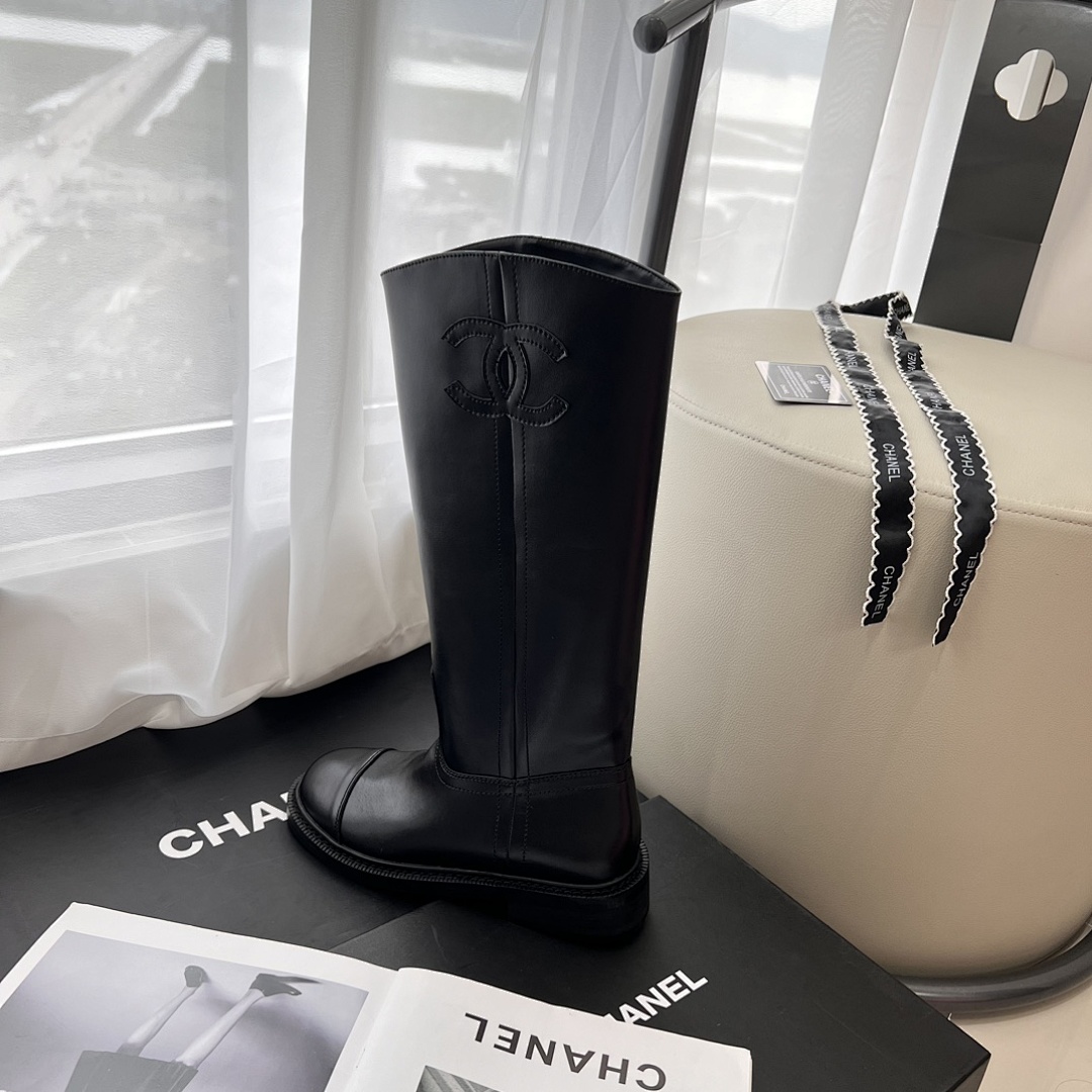Chanel CC Riding Boots · Y60C — תמונה 10