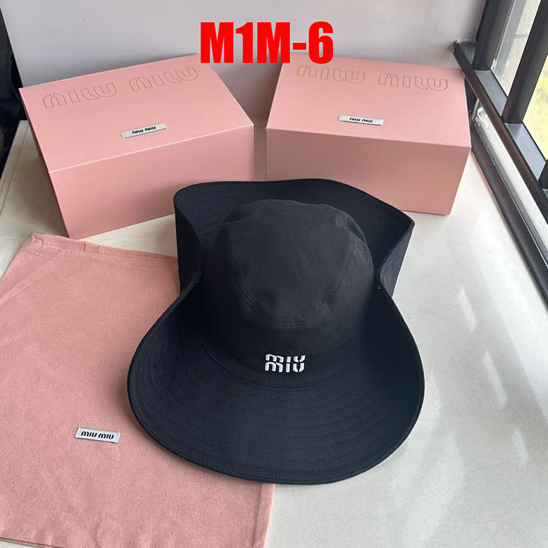 Miu Miu Denim Bucket Hat · M1M — תמונה 7