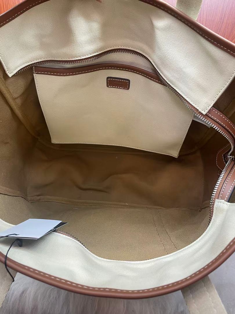 Polo Ralph Lauren Canvas & Leather Medium Tote · R1B — תמונה 2