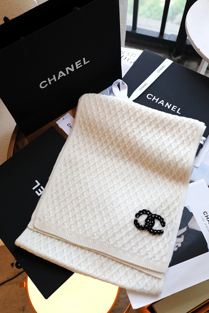 Chanel Cashmere CC Scarf · FFCT — תמונה 5