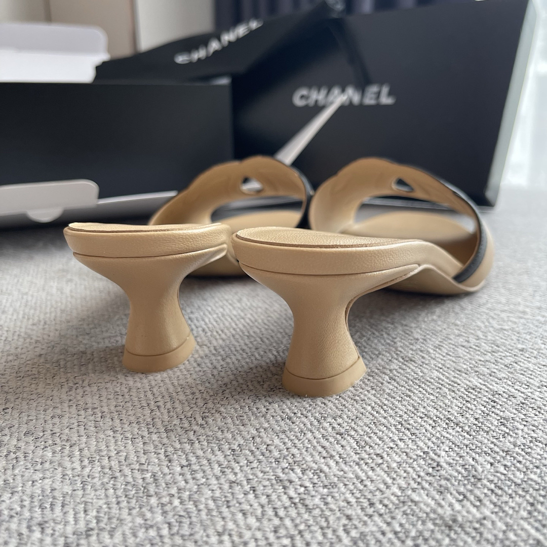 SS25 Chanel Kitty Heel Sandals 76$ — תמונה 4