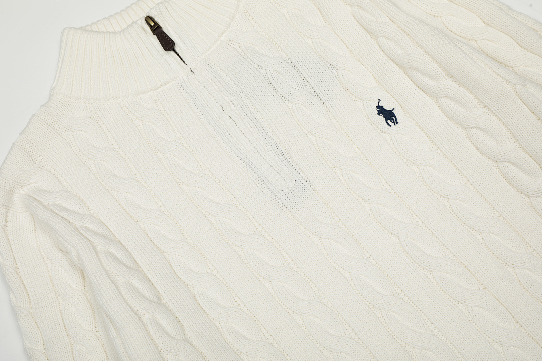 Polo Ralph Lauren Cable-Knit Quarter-Zip Sweater · E666 — תמונה 27