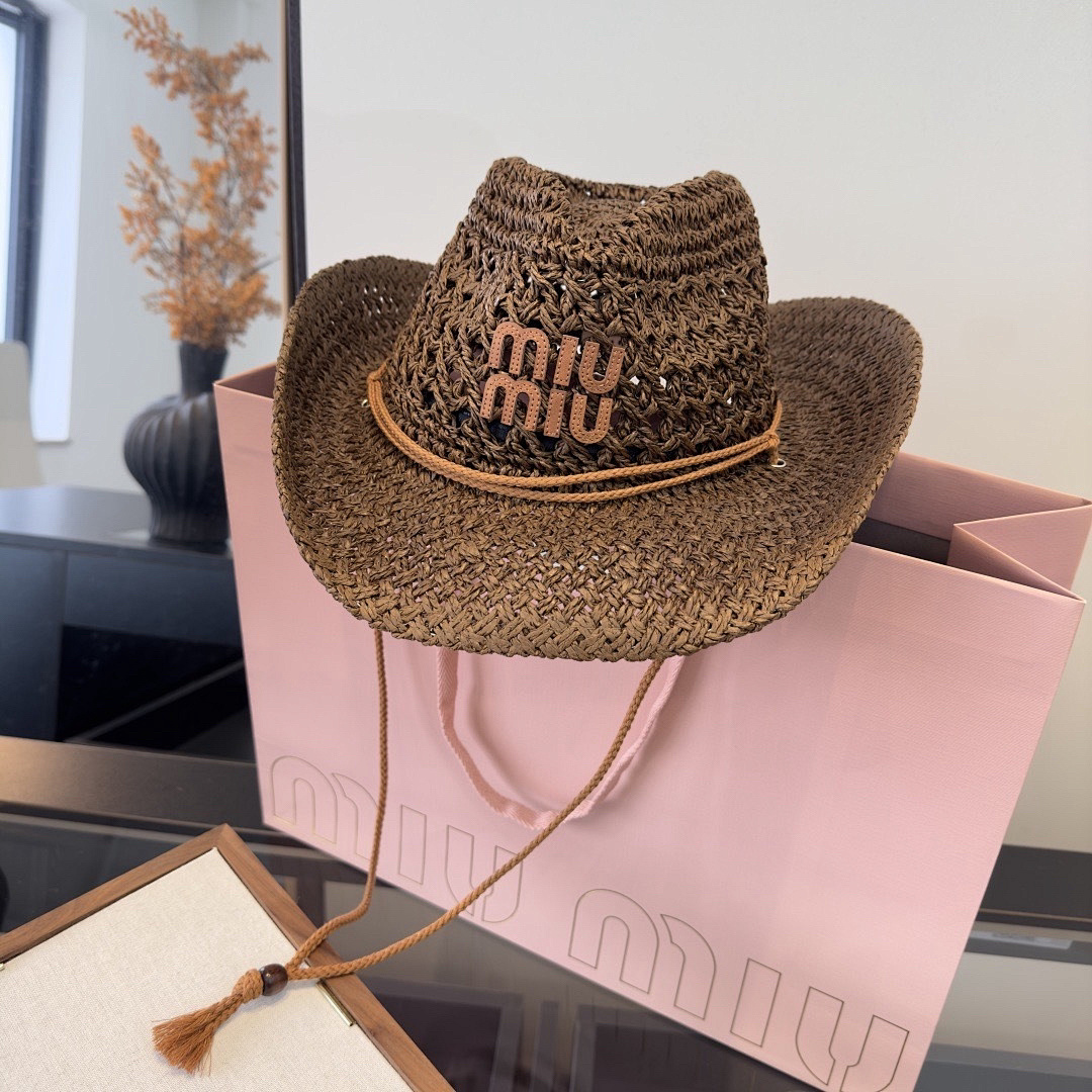 Miu Miu Woven Cowboy Hat · KSU6 — תמונה 8