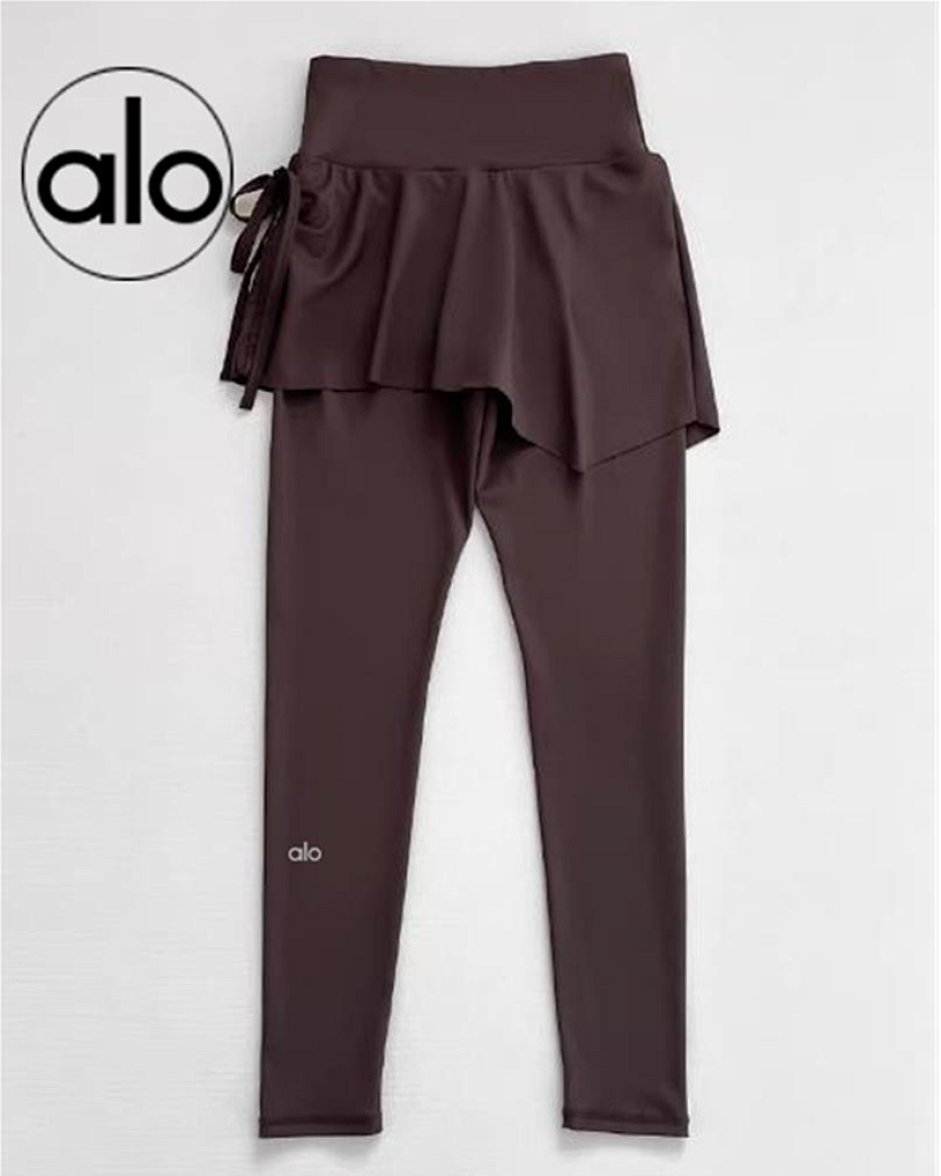 Alo Yoga Drawstring Ruched Yoga Skirted Leggings · 614U — תמונה 7