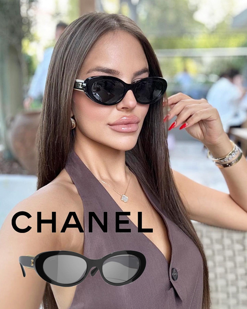 Chanel Oval Sunglasses 5515 · 4KEZ — תמונה 13