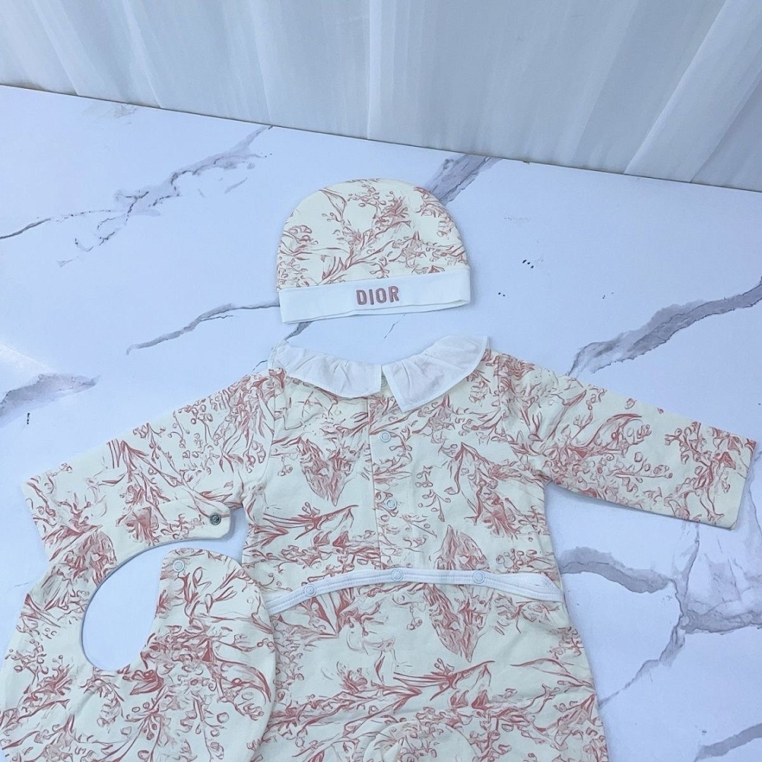 Gucci Baby cotton one-piece with Web · G5B7 — תמונה 4