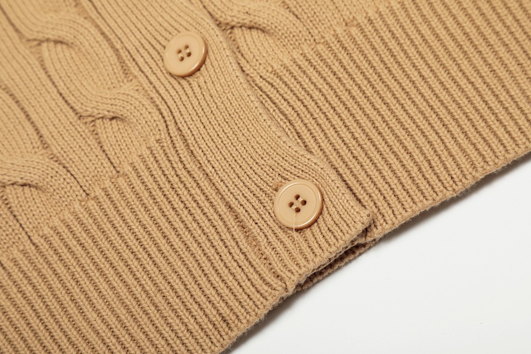 Polo Ralph Lauren Cable-Knit Wool-Cashmere Cardigan · M37L — תמונה 15