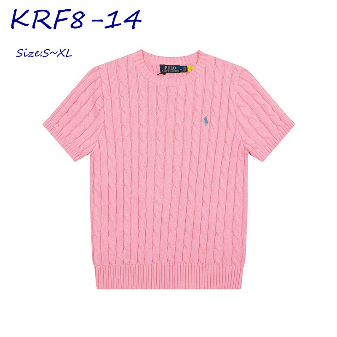 Ralph Lauren Cable-Knit Short Sleeve Sweater · KRF8 — תמונה 4
