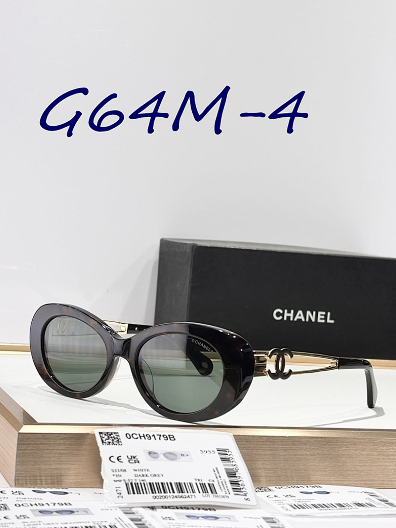 Chanel Oval Sunglasses 9179 · G64M — תמונה 3