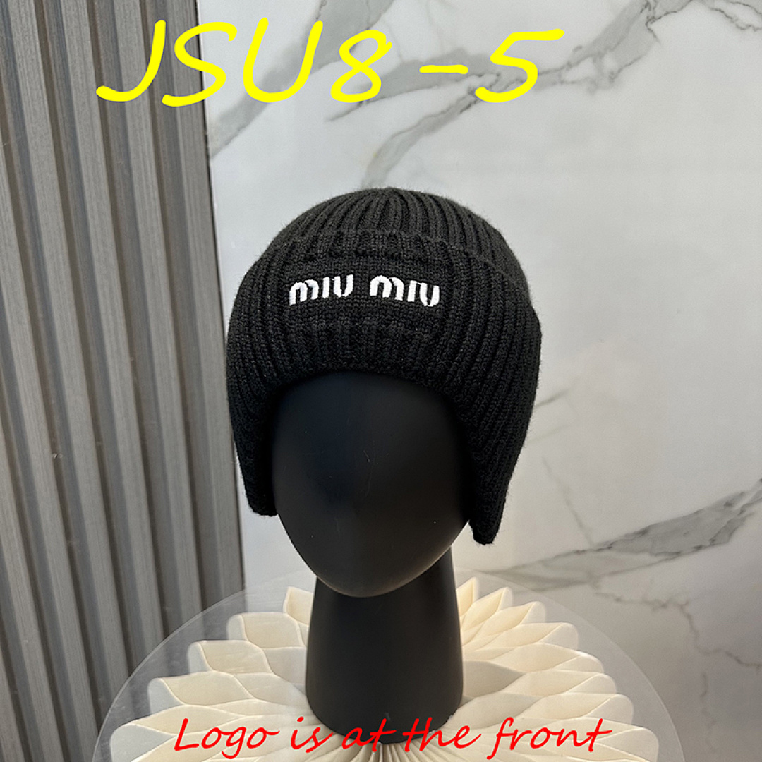 Miu Miu Wool And Cashmere Beanie · JSU8 — תמונה 5