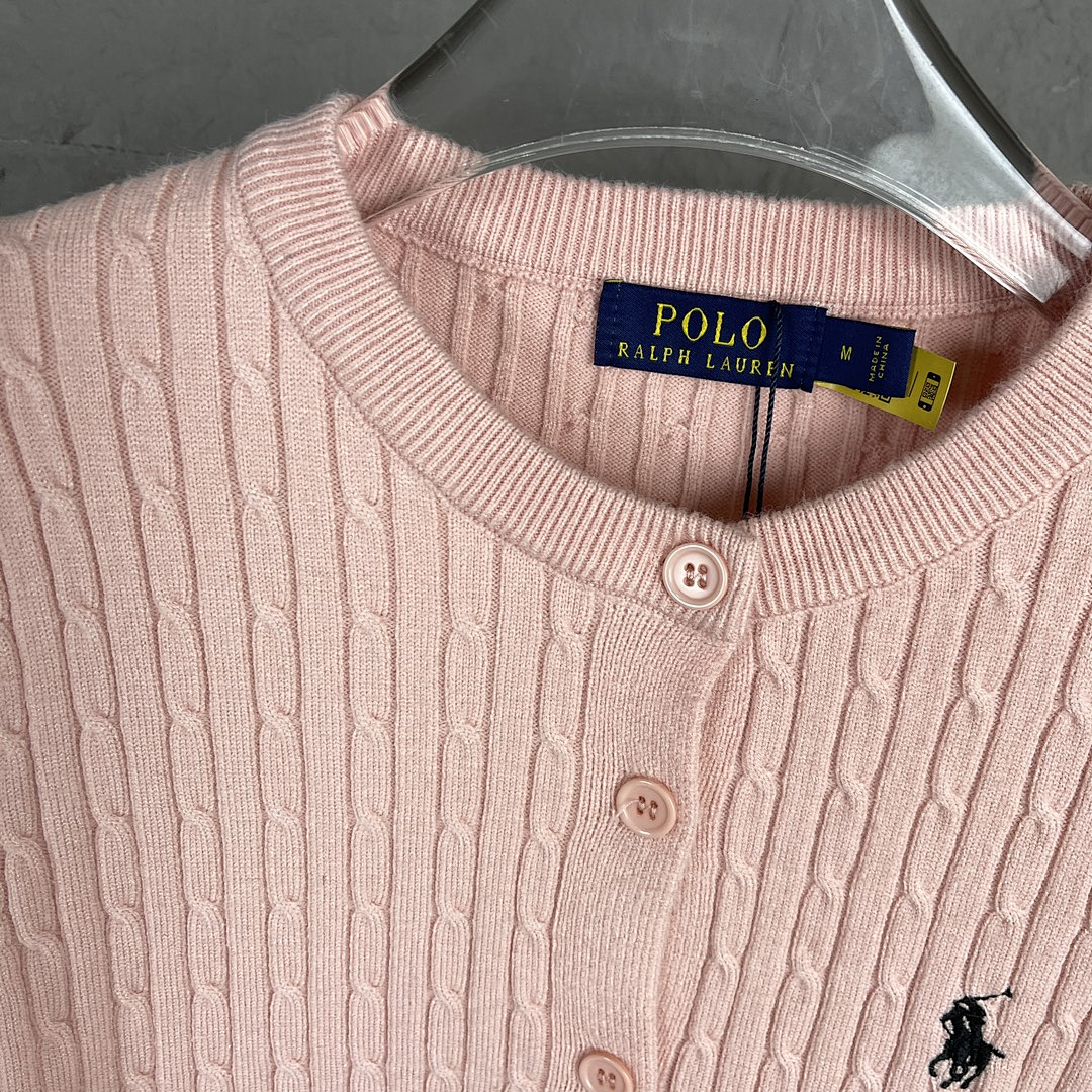 Ralph Lauren Cable-Knit Cotton Cardigan · J1Y3 — תמונה 5