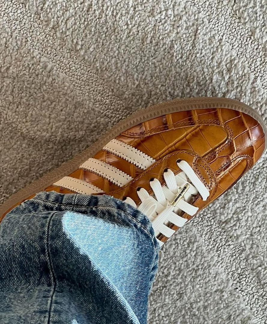 Adidas Samba Wales Bonner Brown Croc · Y121A