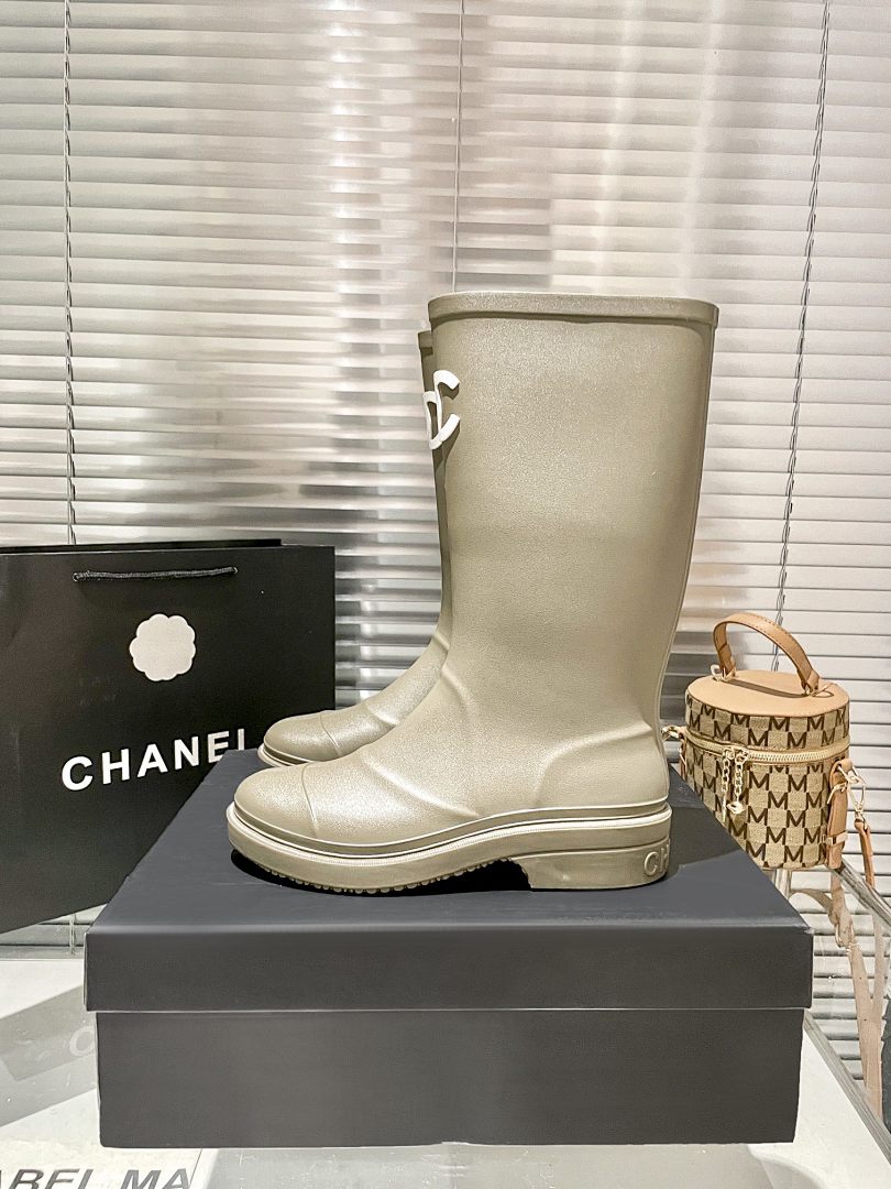 Chanel Caoutchouc CC High Boots · H3H — תמונה 4