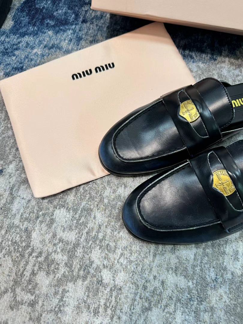 Miu Miu Penny Loafer Mules · W7E8 — תמונה 6