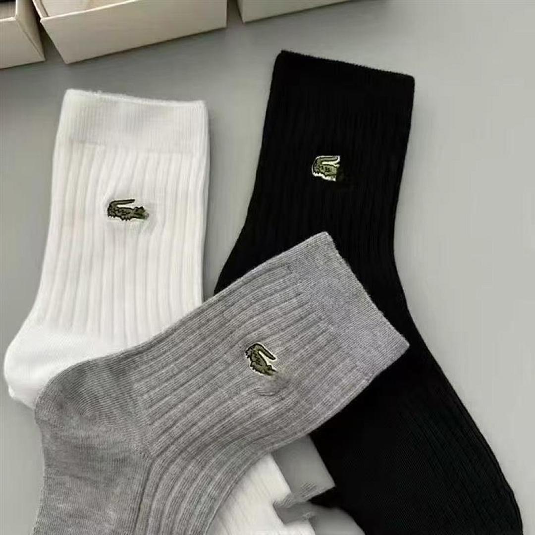 Lacoste Unisex 3-Pack Cotton Socks · W007 — תמונה 5