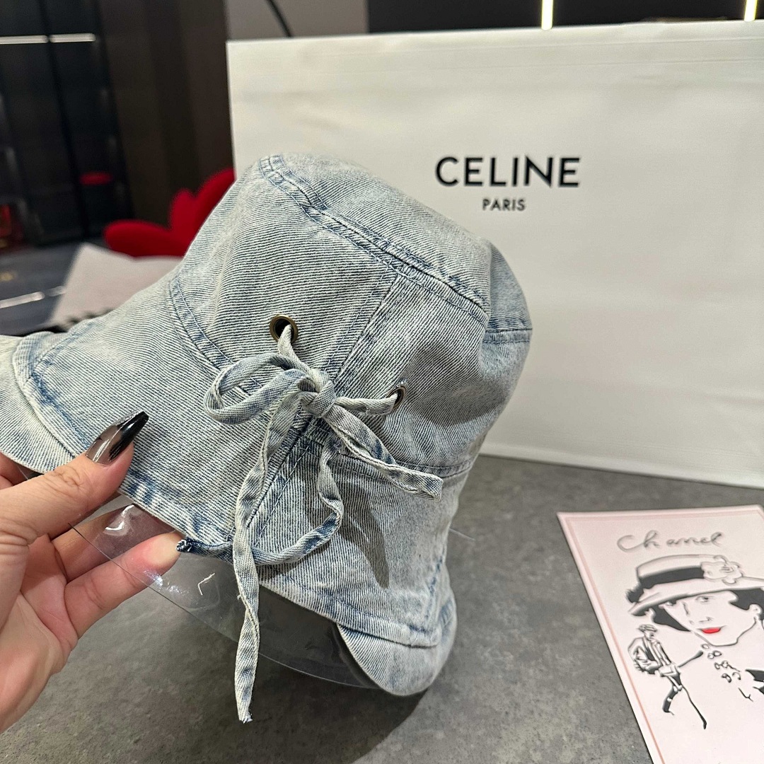Prada Denim Bucket Hat · UF5197 — תמונה 8