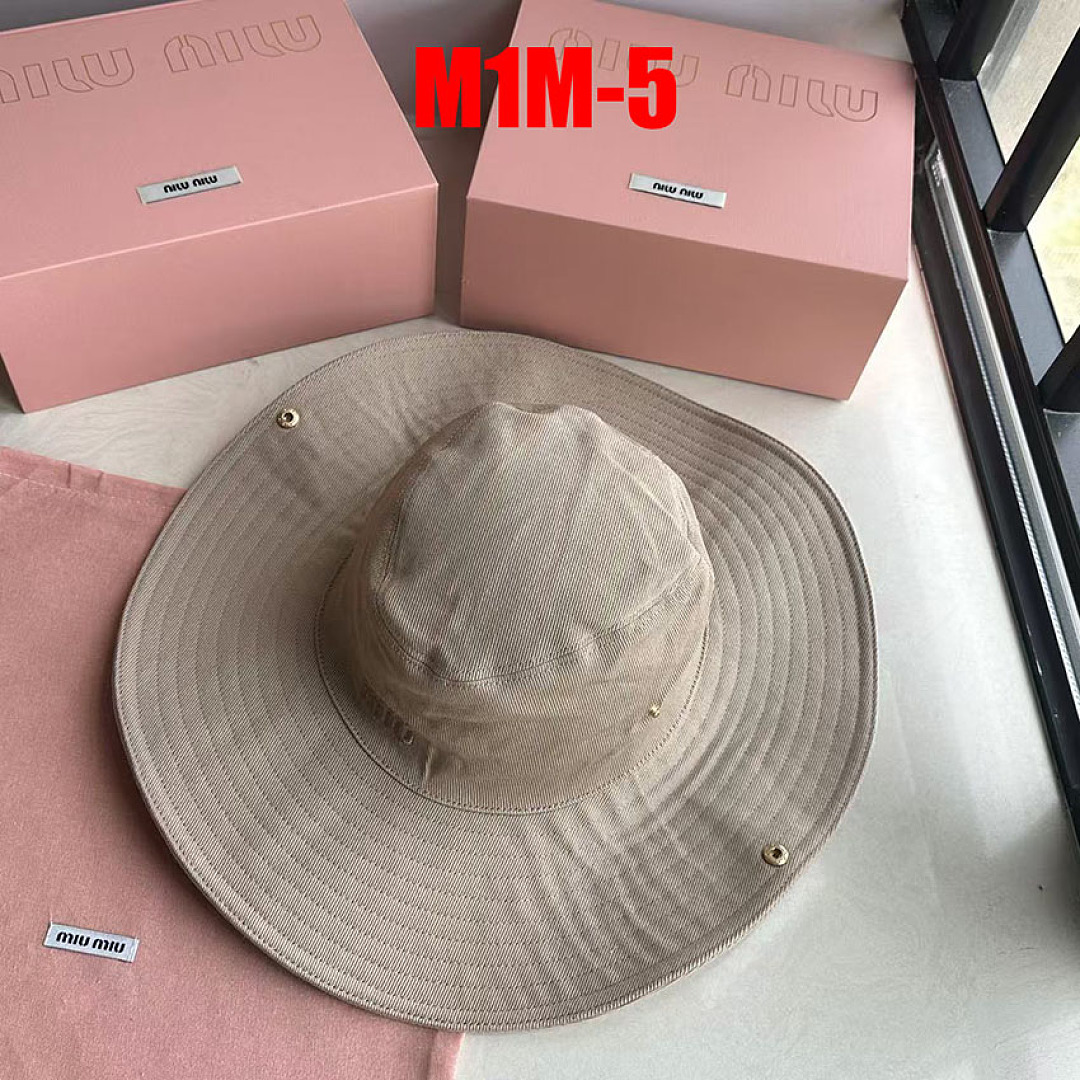 Miu Miu Denim Bucket Hat · M1M — תמונה 8