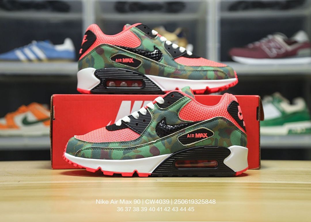 Nike Air Max 90 Leopard Pink · M58K — תמונה 8