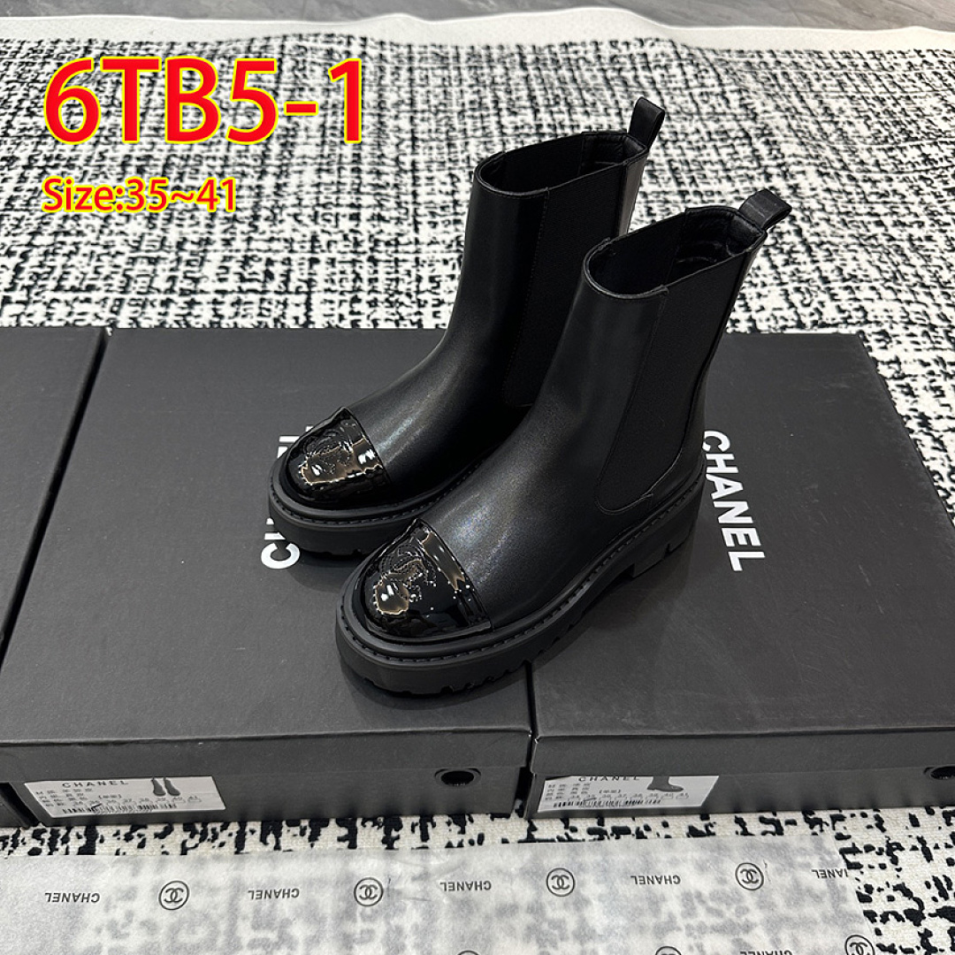 Chanel Cap Toe CC Short Boots · 6TB5 — תמונה 6