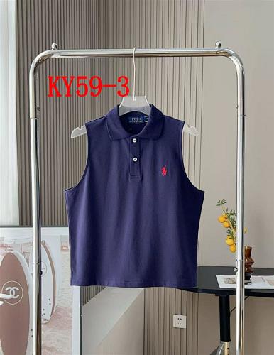 Ralph Lauren Sleeveless Cotton Blend Piqué Polo · KY59