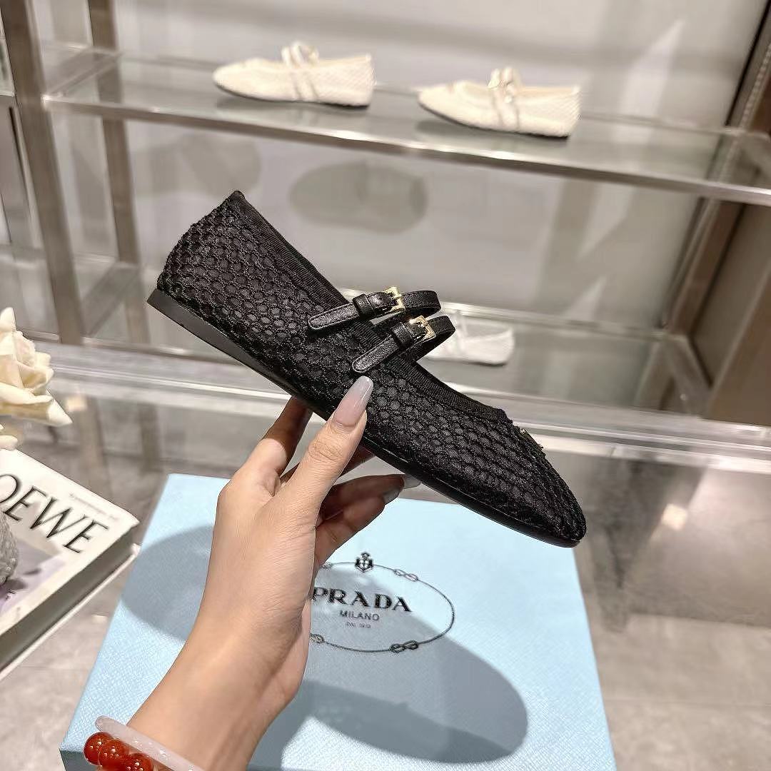 Prada Mary Jane Mesh Ballerina · PA36 — תמונה 9