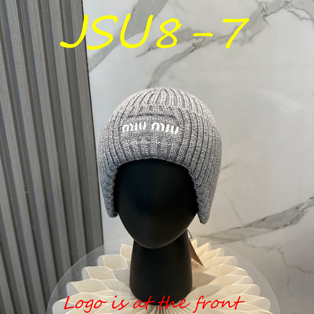 Miu Miu Wool And Cashmere Beanie · JSU8 — תמונה 3