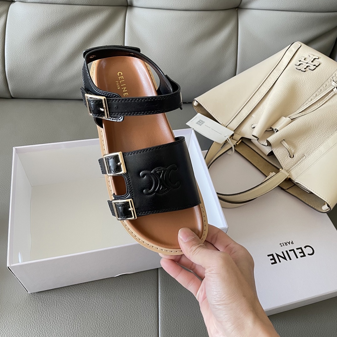CELINE Maud Sandal Triomphe · Y166C — תמונה 11