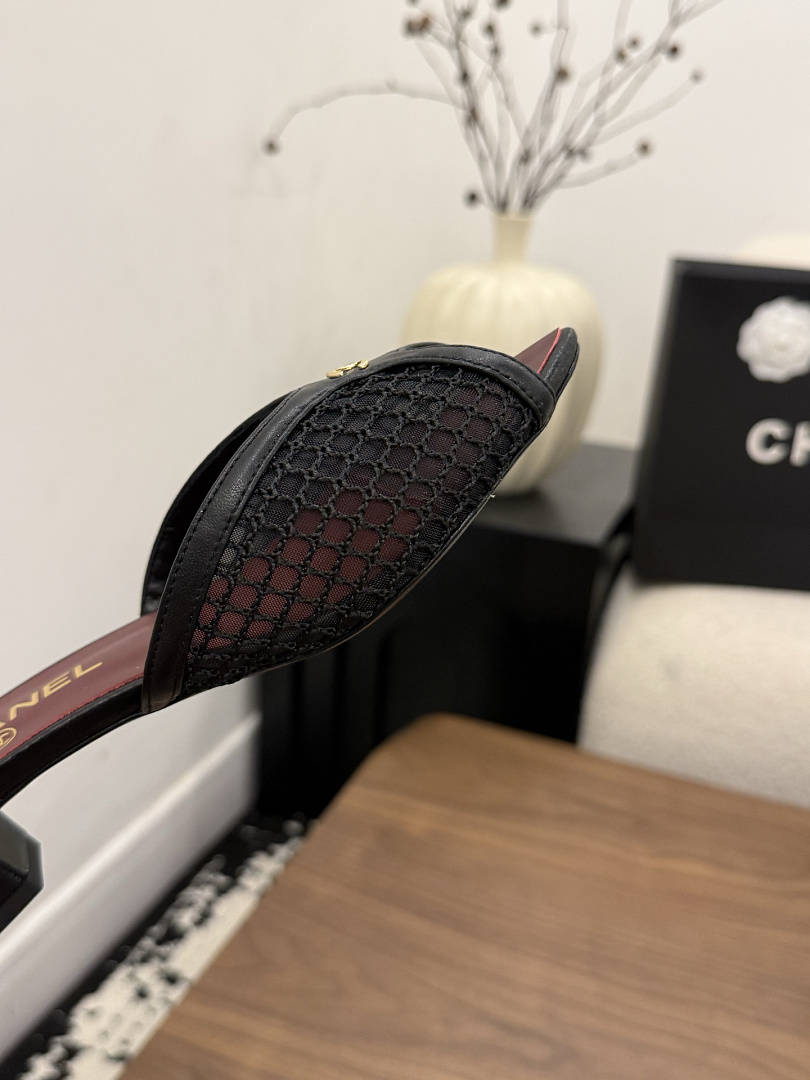 Chanel Mesh Mules · X71R — תמונה 11