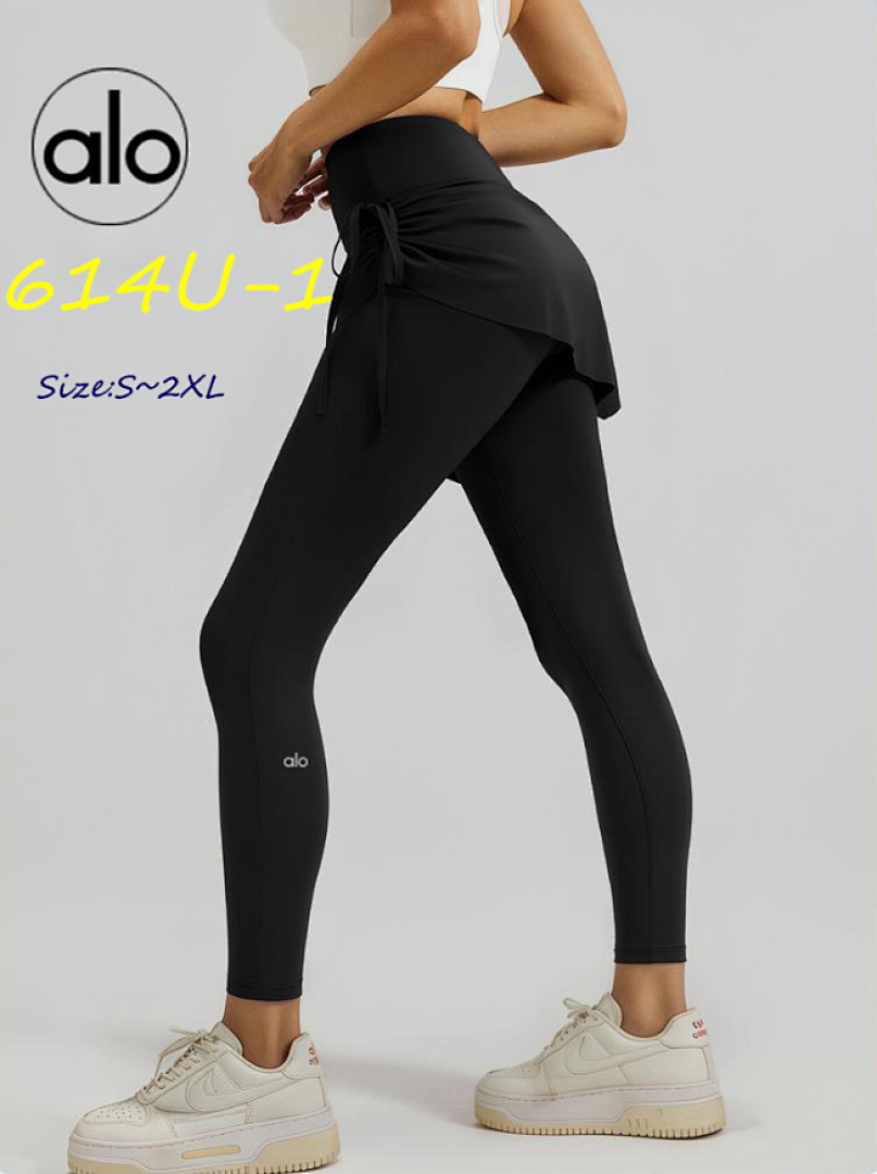 Alo Yoga Drawstring Ruched Yoga Skirted Leggings · 614U — תמונה 5