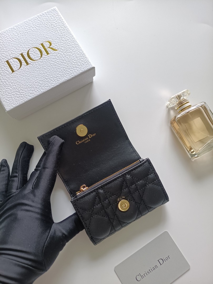 Dior Caro Glycine Wallet · D12R — תמונה 5