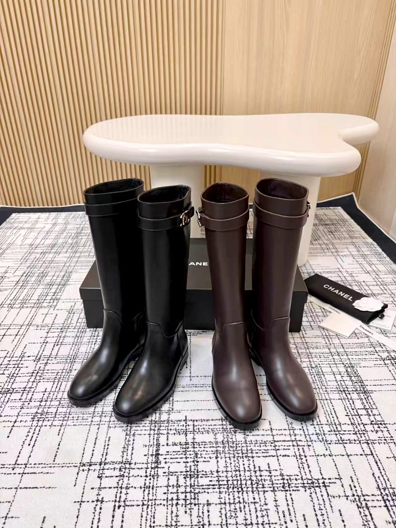 Chanel CC Buckle High Boots · D63F — תמונה 6