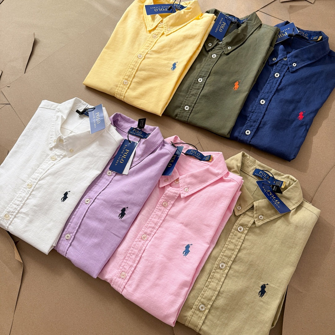 Ralph Lauren Classic Fit Linen Shirt · 46HSX — תמונה 10