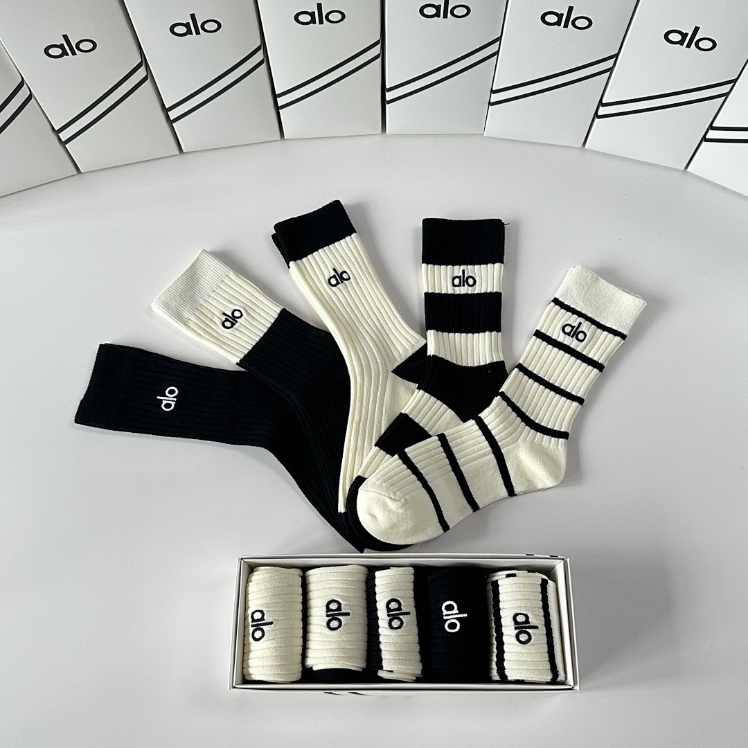 Alo Yoga Half-Crew Understated Sock · G1B1 — תמונה 12