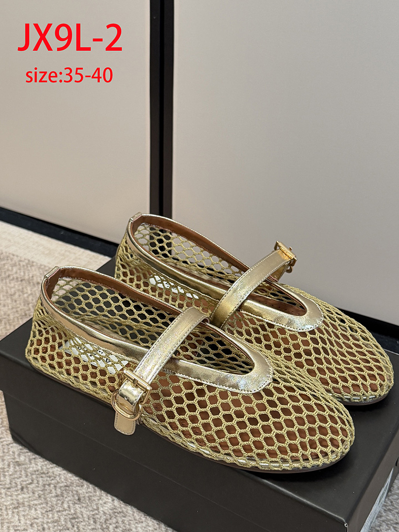 ALAÏA Fishnet Ballerina Flat · JX9L — תמונה 16