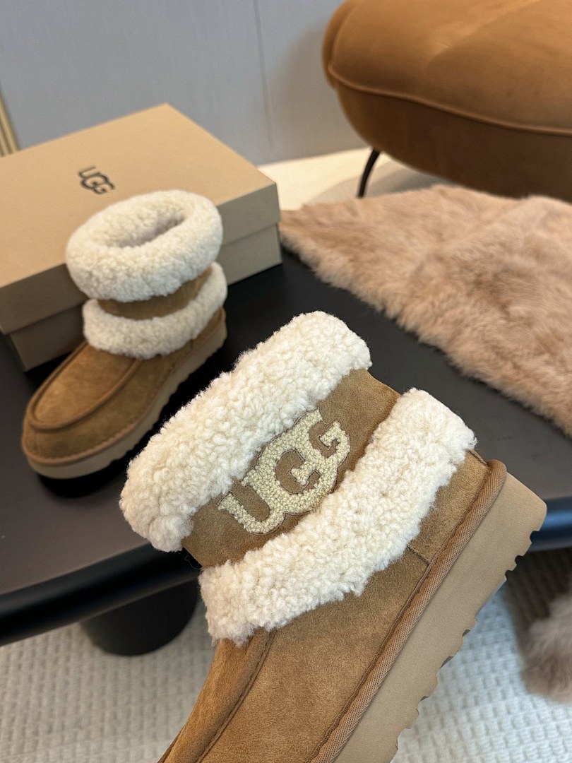 UGG Ultra Mini Fluff Boot · Y15G — תמונה 4