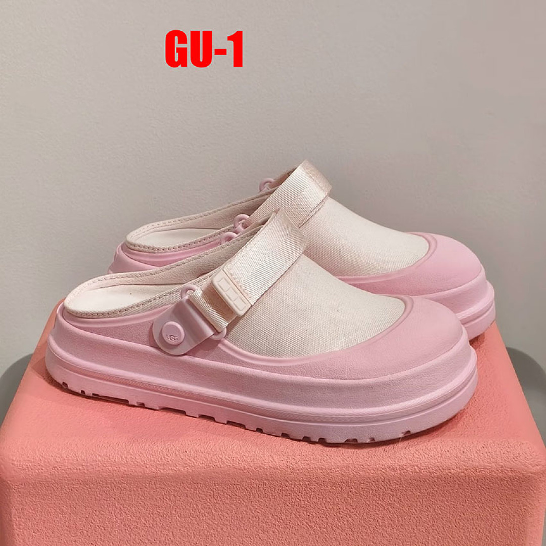 GU UGG Golden Glow Canvas Clog 75$